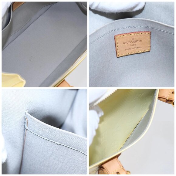 LOUIS VUITTON Monogram Vernis Rosewood Avenue Hand Bag Perle M93508 Auth hk3143 - Picture 15 of 16